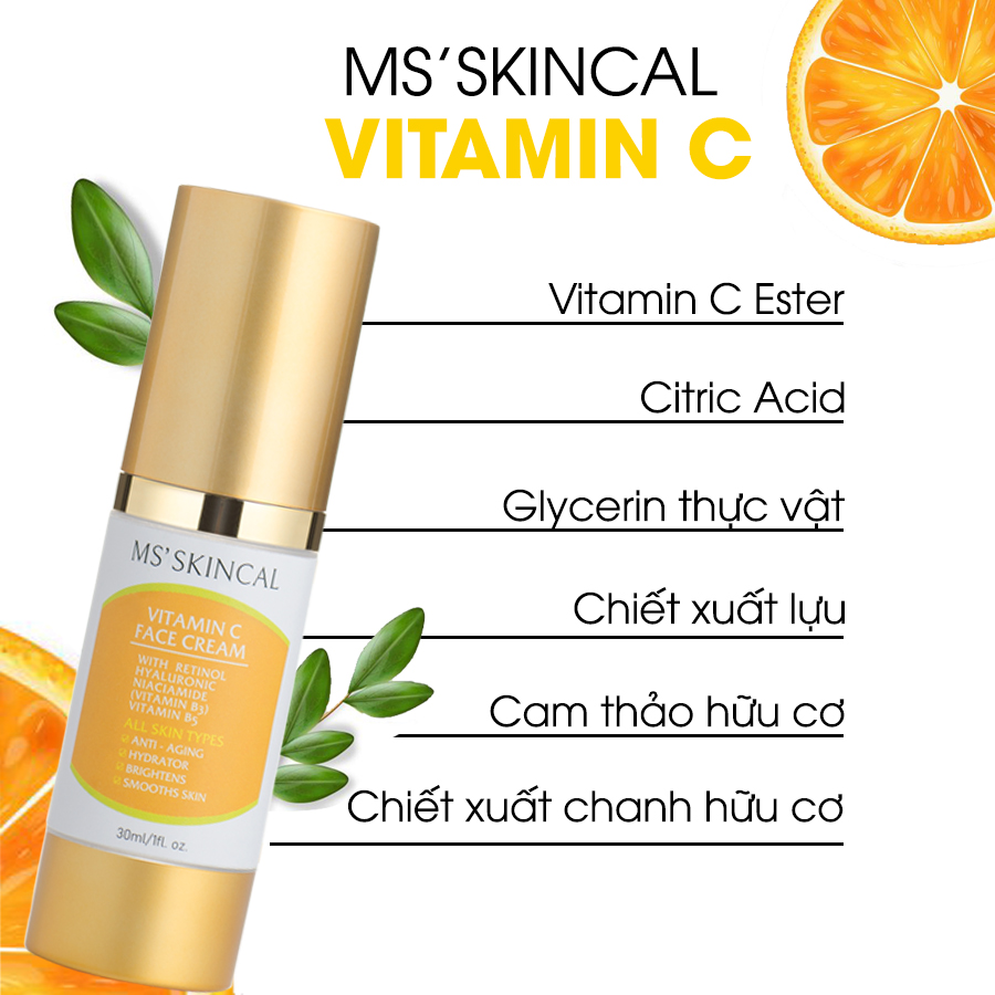 Vitamin C là sản phẩm skincare tăng sinh collagen
